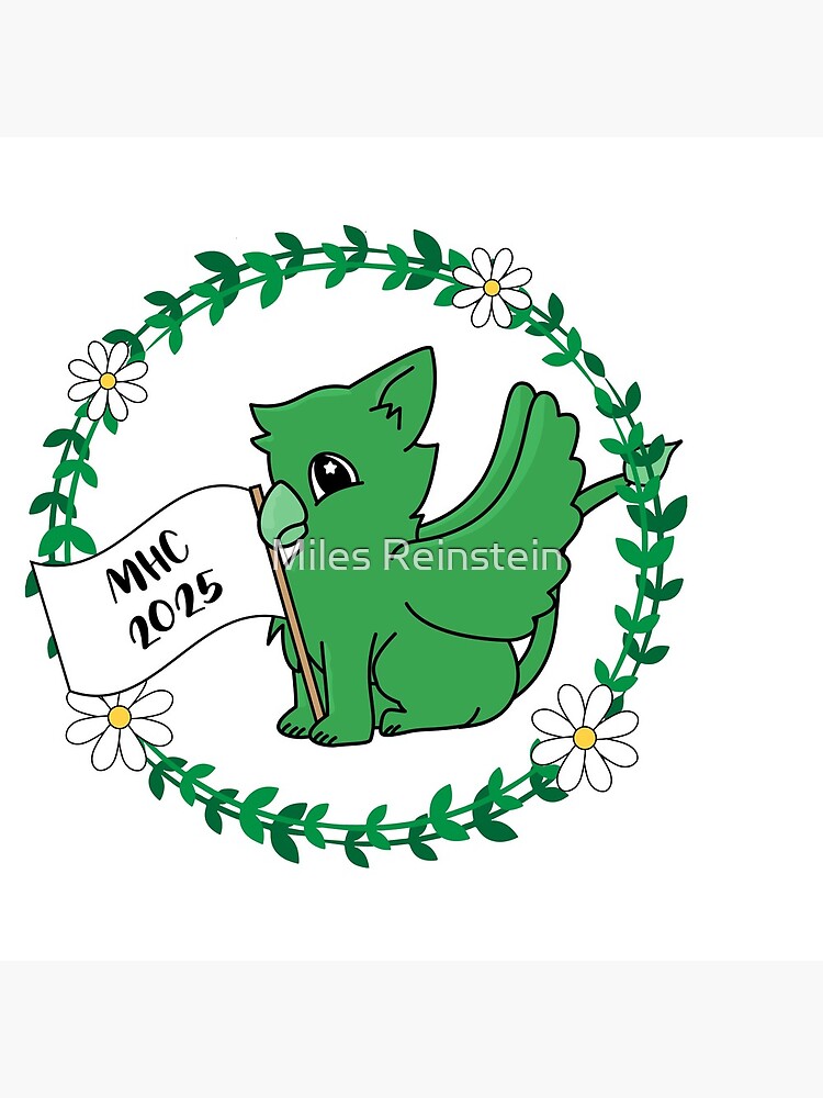 "Mount Holyoke Green Griffins 2025" Poster by mayareinstein Redbubble