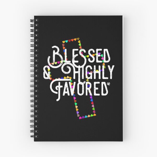 Item preview, Blessed and Highly Favored Colorful Cross Design designed and sold by LifeCrush.