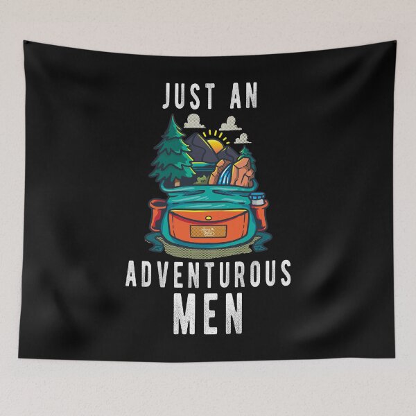 Item preview, Solo un hombre aventurero aventurero con una mochila designed and sold by Stndor.