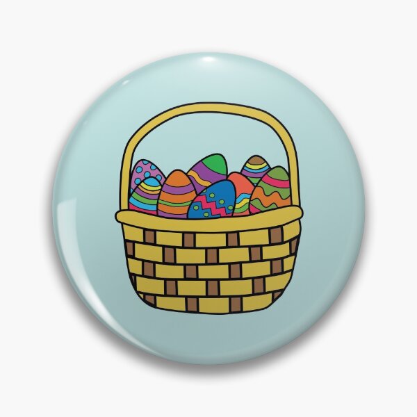 Item preview, Cute Easter Basket with Chocolate Eggs designed and sold by DanandDee.