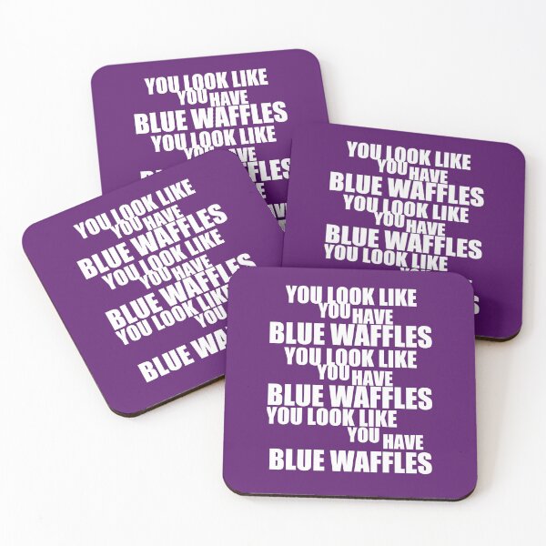 Item preview, Blue waffles funny designed and sold by vibeno1.