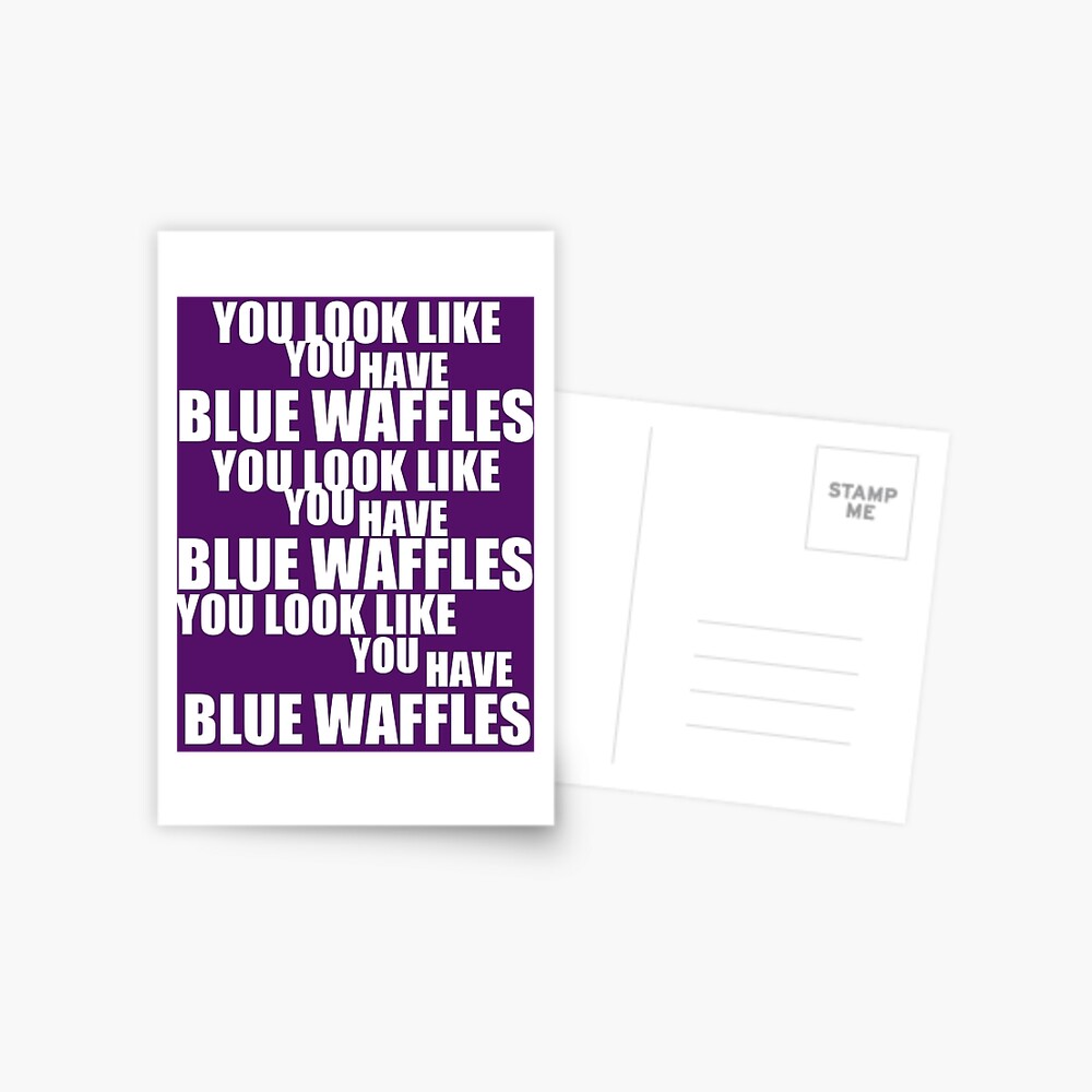 Blue waffles funny