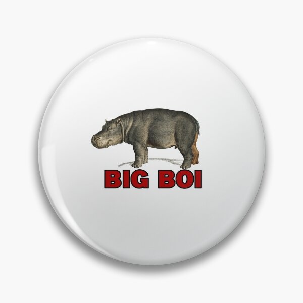 Item preview,  big boi hippo red text designed and sold by Captain-Jackson.