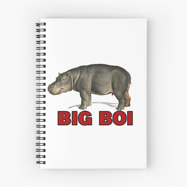 Item preview,  big boi hippo red text designed and sold by Captain-Jackson.