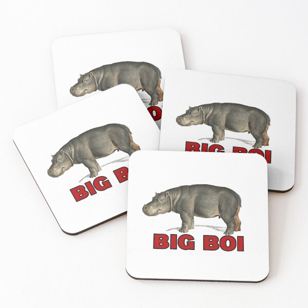 Item preview,  big boi hippo red text designed and sold by Captain-Jackson.