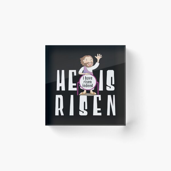 Item preview, He is Risen - I Am Risen Indeed, says Jesus! Easter designed and sold by TheKingdomAttic.