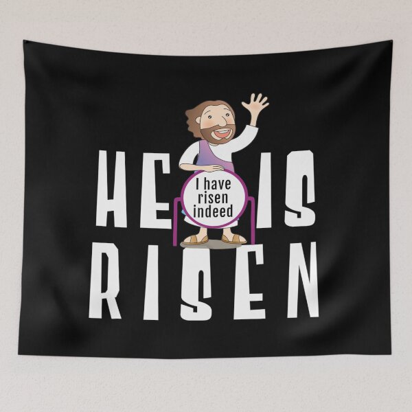 Item preview, He is Risen - I Am Risen Indeed, says Jesus! Easter designed and sold by TheKingdomAttic.