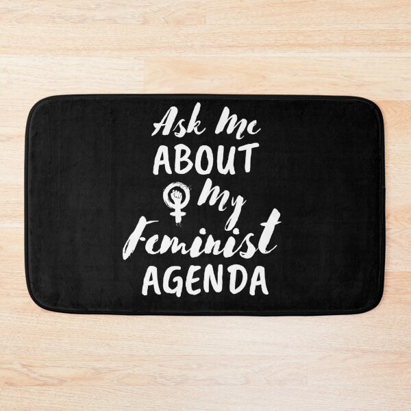 Item preview, Ask Me About My Feminist Agenda Feminism Saying  designed and sold by Sutra-Lotus-Co.