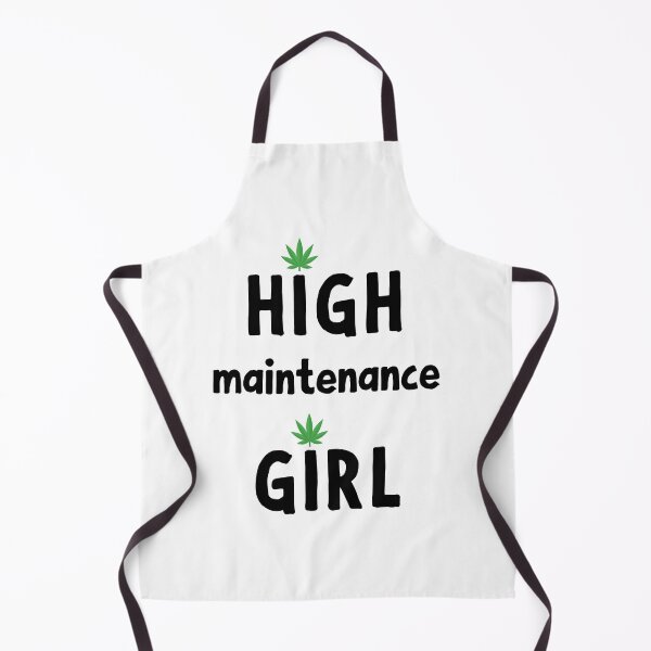 Item preview, High Maintenance Girl Marijuana Weed Cannabis White designed and sold by daguilon.