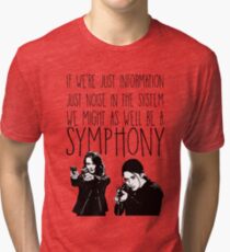 Root and Shaw - Symphony - Person of interest Tri-blend T-Shirt