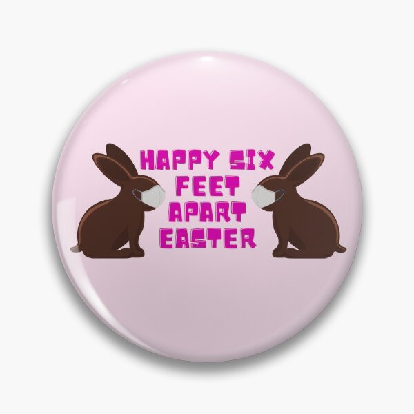 Item preview, Happy Six Feet Apart Easter - easter humour designed and sold by Schka.