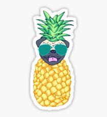 Ananas Mops Sticker