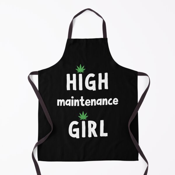 Item preview, High Maintenance Girl Marijuana Weed Cannabis Black designed and sold by daguilon.