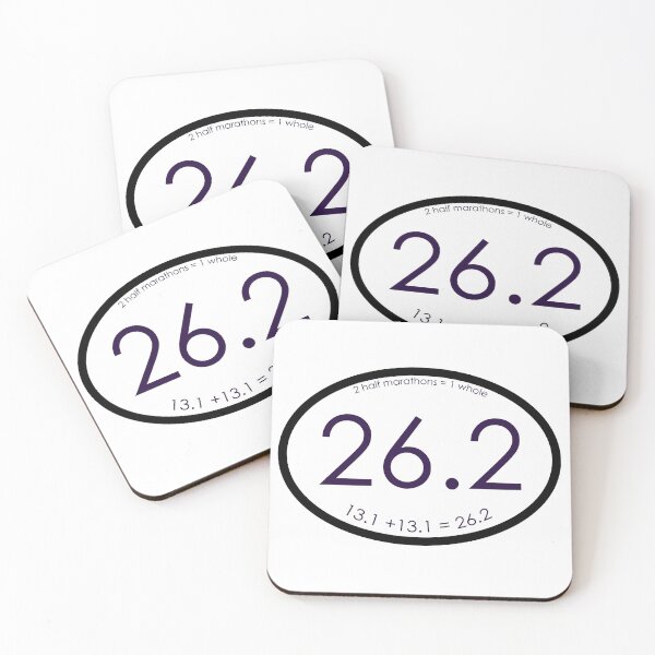 Item preview, 2 half marathons = 1 whole designed and sold by Microwhites.