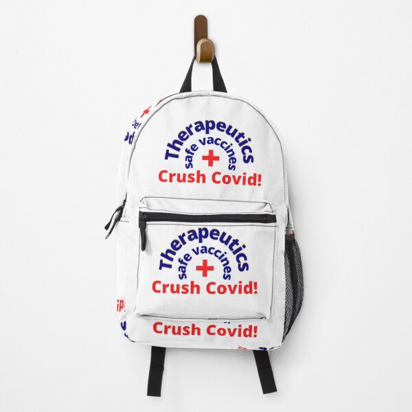 Item preview, Crush Covid designed and sold by Kid Wits Ink "Wise enough to leave a lasting impression!".