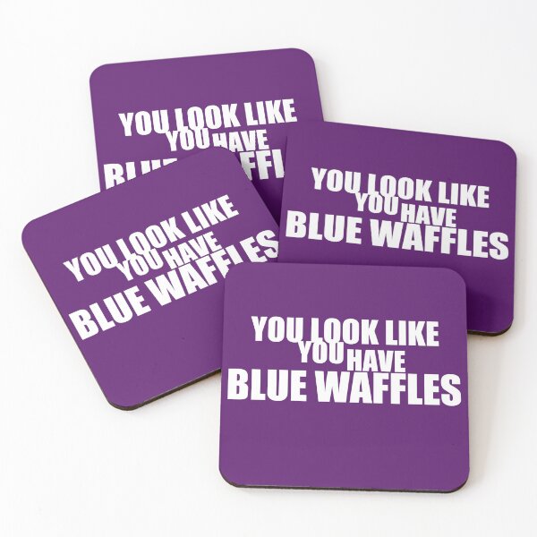 Item preview,  Blue waffles funny designed and sold by vibeno1.