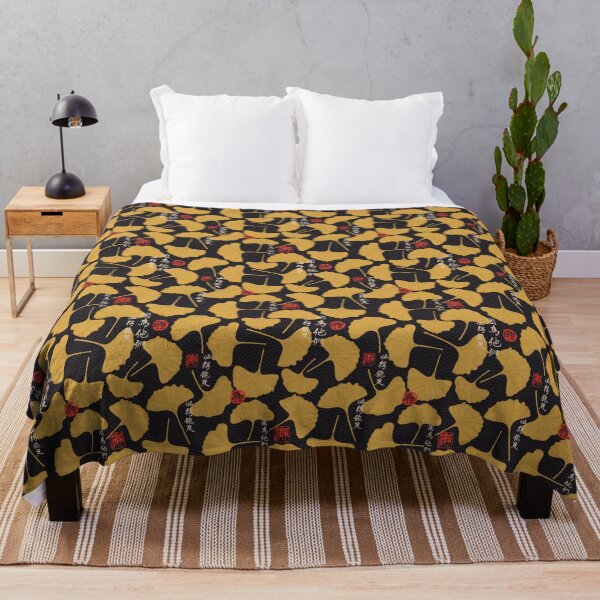 Item preview, Golden yellow ginko pattern designed and sold by PG Illustration.