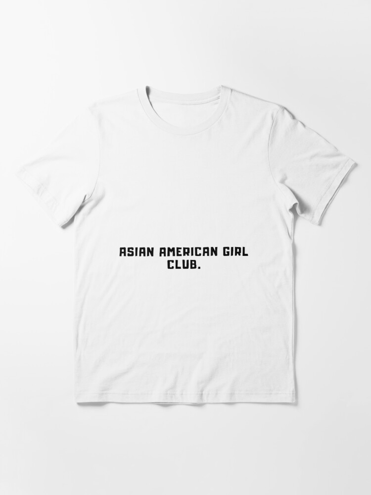 Asian American Girl Club White Logo Tee (Unisex)