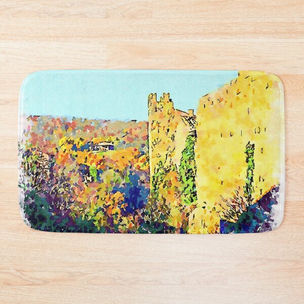 Item preview, Barbarano Romano: the wall with landscape designed and sold by Giuseppe Cocco.