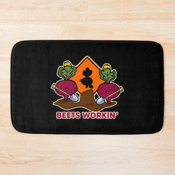 Item preview, Beets Workin - Kawaii Food Pun designed and sold by Ellie and Jack.