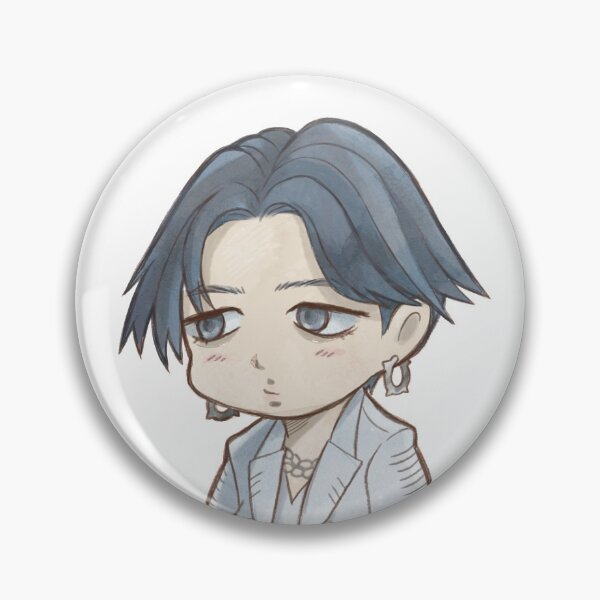 Item preview, BTS Jimin chibi -ON- sticker designed and sold by renrensden.