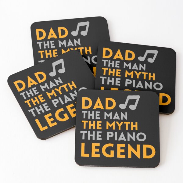 Item preview, Dad The Man The Myth The Piano Legend designed and sold by Mikes22Store.