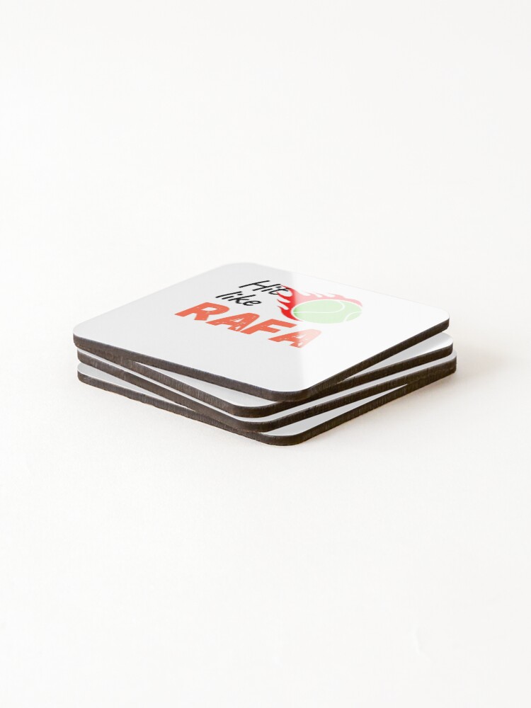 Thumbnail 4 of 5, Coasters (Set of 4), Hit like Rafa designed and sold by Nursebeyond.