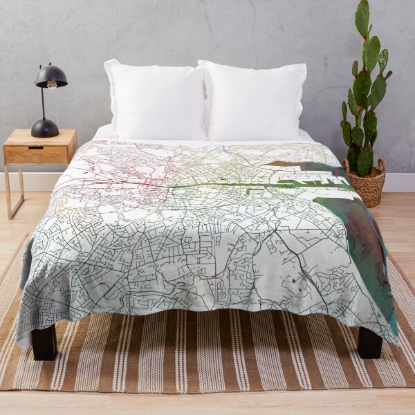 Item preview, Dublin Map Watercolor by Zouzounio Art designed and sold by zouzounioart.