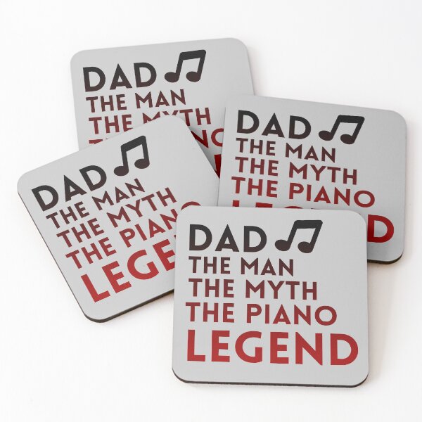 Item preview, Dad The Man The Myth The Piano Legend designed and sold by Mikes22Store.