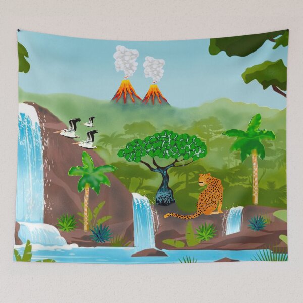 Item preview, Tropical Jungle Landscape  designed and sold by MarcSabuncu.