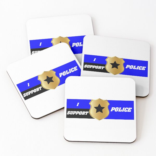 Artikelvorschau, Dünne blaue Linie, ich unterstütze die Polizei entworfen und verkauft von Your Treasures.
