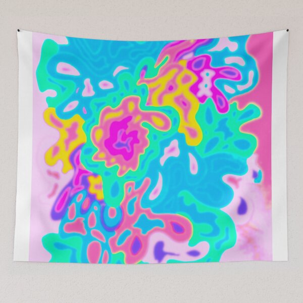 Item preview, Neon Splatter! Neon Abstract Paint Splatter Pattern designed and sold by viqysarthouse.