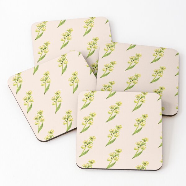 Item preview, Spring Time Lily of The Valley Floral Botanical Flower White Background designed and sold by NadeenInspires.