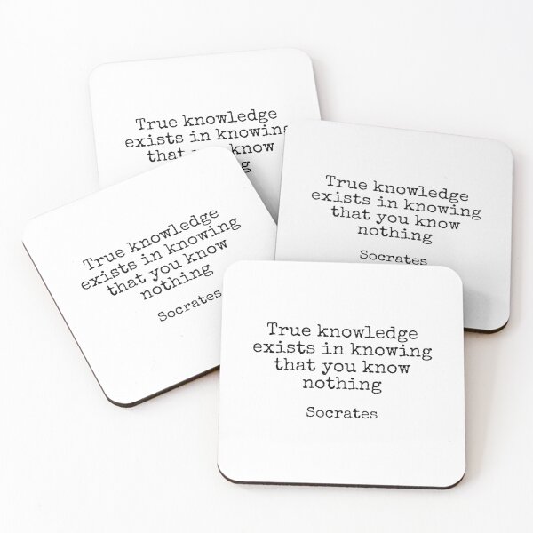 Item preview, True knowledge exists in knowing that you know nothing - Socrates designed and sold by Inspirationmotivation.