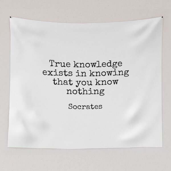 Item preview, True knowledge exists in knowing that you know nothing - Socrates designed and sold by Inspirationmotivation.