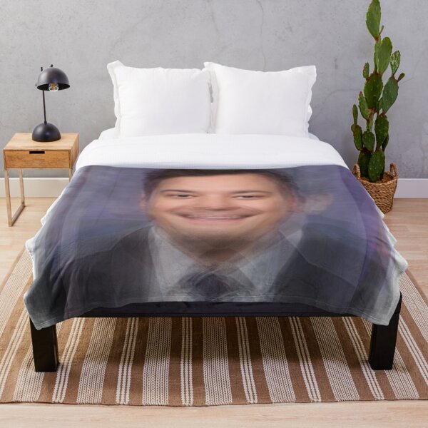 Jimmy Fallon Portrait Overlay Throw Blanket