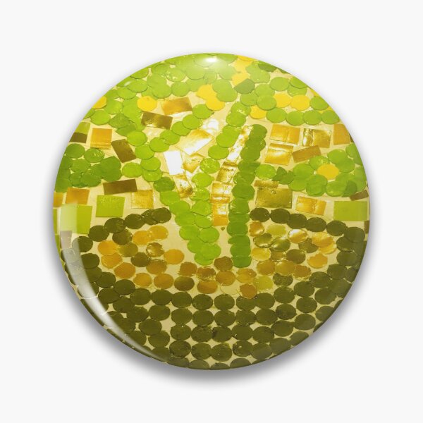 Item preview, Spring is In The Air! Paper Craft Potted Plant Shades of Green Green Yellow Leaves Against Brick Wall designed and sold by NadeenInspires.