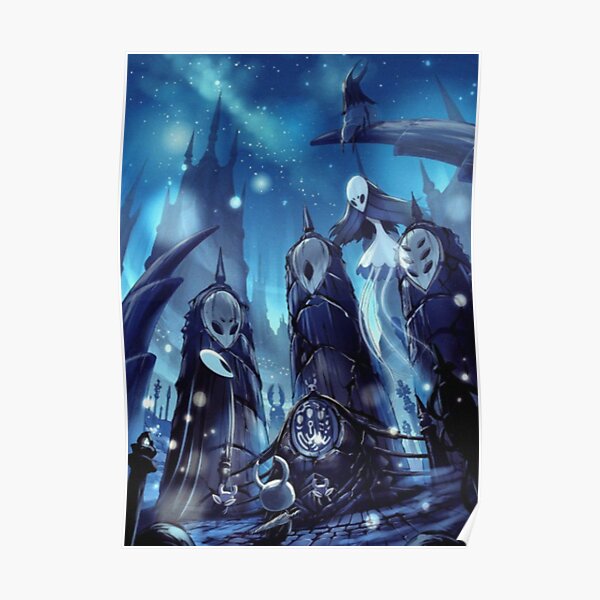 An illustration of Hollow Knight Poster