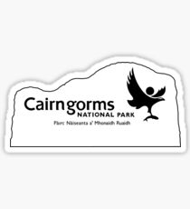 Cairngorms National Park Sign, Scotland, UK Sticker