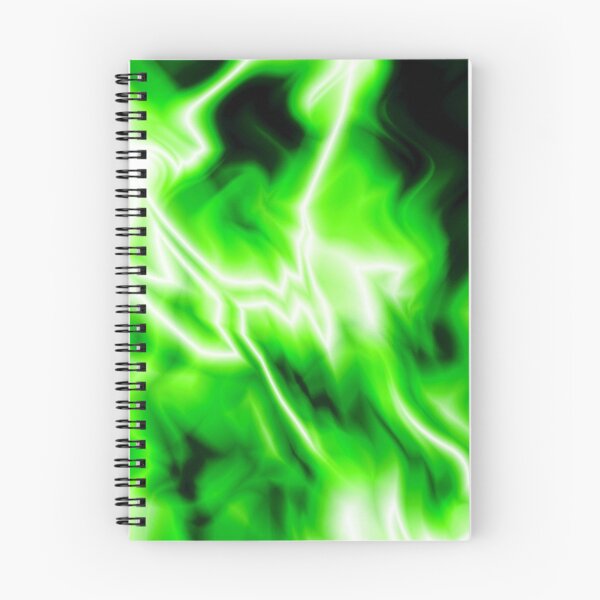 Item preview, Florescent Green Black and White Lightning Abstract Pattern designed and sold by thestuffcompany.