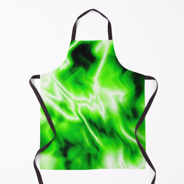 Item preview, Florescent Green Black and White Lightning Abstract Pattern designed and sold by thestuffcompany.