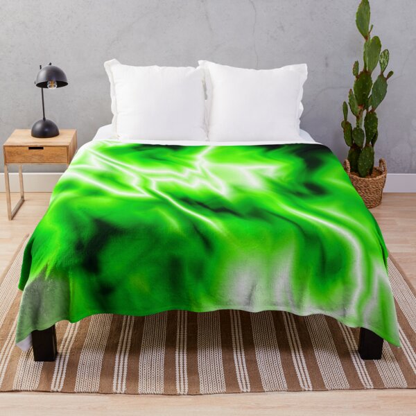 Item preview, Florescent Green Black and White Lightning Abstract Pattern designed and sold by thestuffcompany.