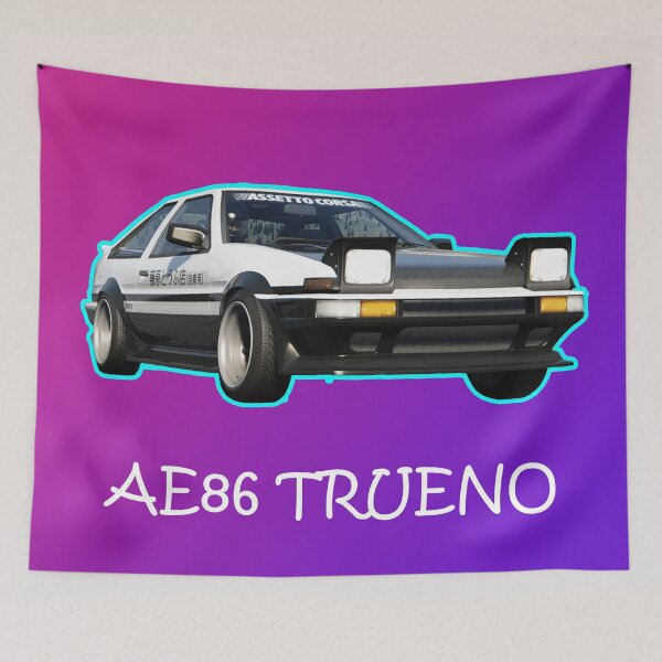 Item preview, Toyota AE86 Trueno from Initial D - Purple designed and sold by MidnightAir.