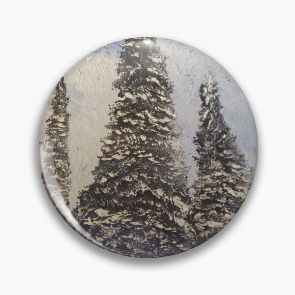 Item preview, Winter Forest oil painting by Tabitha Kremesec designed and sold by Tabitha Kremesec.