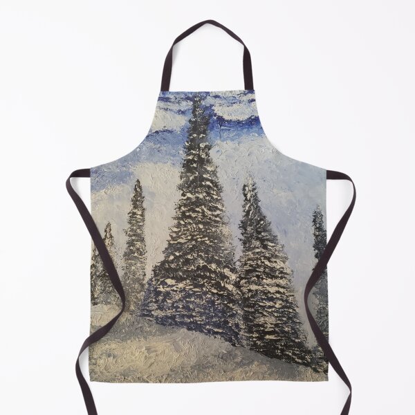 Item preview, Winter Forest oil painting by Tabitha Kremesec designed and sold by Tabitha Kremesec.