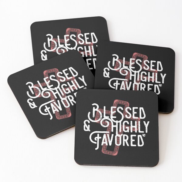 Item preview, Blessed and Highly Favored Christian Decor & Gift Design designed and sold by LifeCrush.