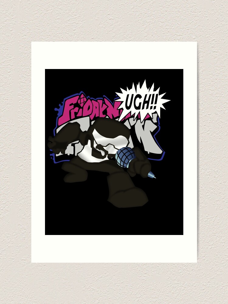 Friday Night Funkin Fnf Tankman Art Print By Nabiiloo Redbubble