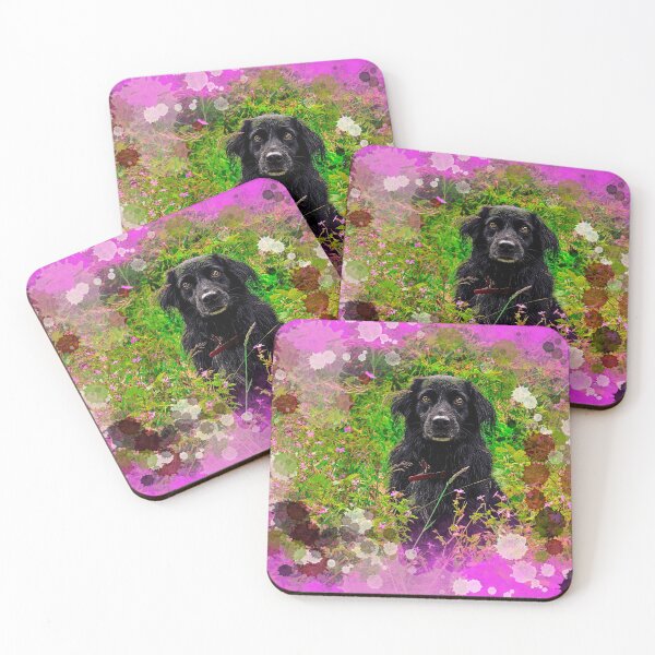 Item preview, Black Beautiful Labrador Spaniel Dog Digital Art designed and sold by PurpleBluesPets.