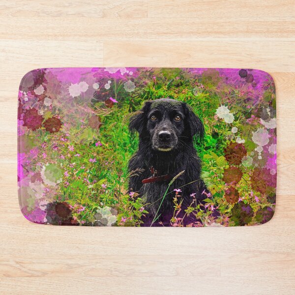 Item preview, Black Beautiful Labrador Spaniel Dog Digital Art designed and sold by PurpleBluesPets.
