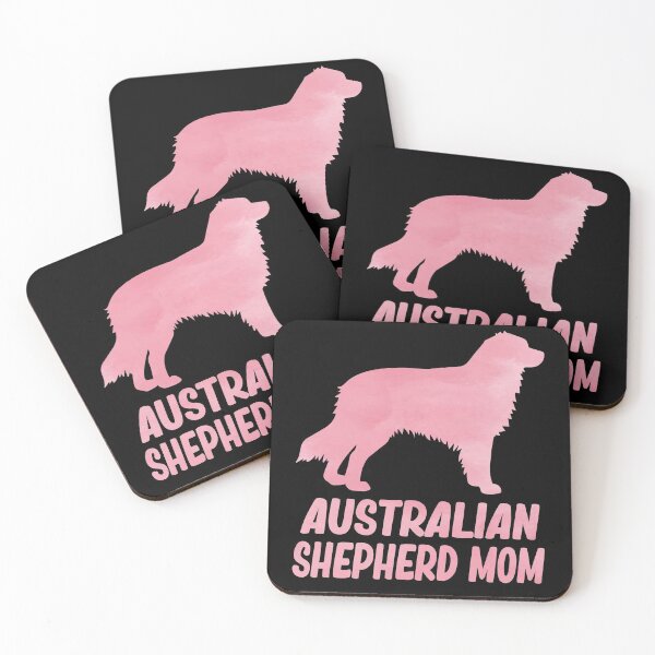 Item preview, australian shepherd mom silhouette watercolor gifts designed and sold by alaechamlal.